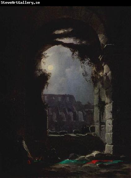 Carl Gustav Carus Das Kolosseum in einer Mondnacht